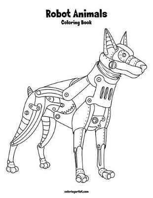 Cover of Robot Animals Coloring Book 1