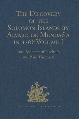 Cover of The Discovery of the Solomon Islands by Alvaro de Mendana in 1568