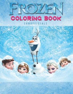 Book cover for Frozen Coloring Book (Unofficial)