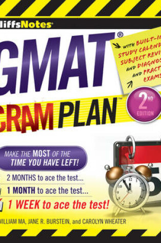 Cover of Cliffsnotes GMAT Cram Plan