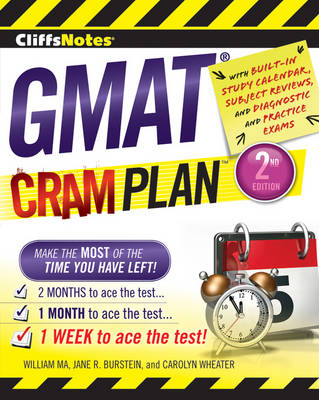 Book cover for Cliffsnotes GMAT Cram Plan