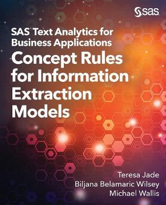 Book cover for SAS Text Analytics for Business Applications