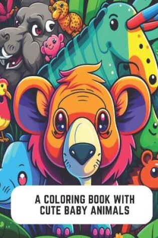 Cover of A Coloring Book with Cute Baby Animals