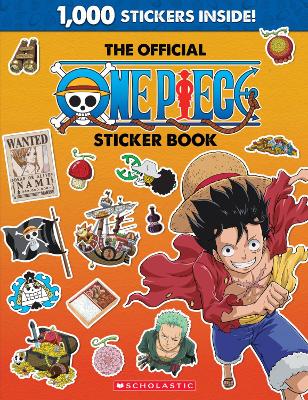 Book cover for The Official One Piece Sticker Book (1000 Stickers)