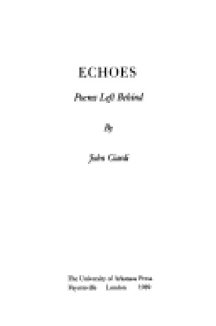 Cover of Echoes