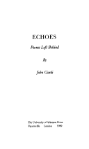 Book cover for Echoes