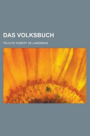 Cover of Das Volksbuch