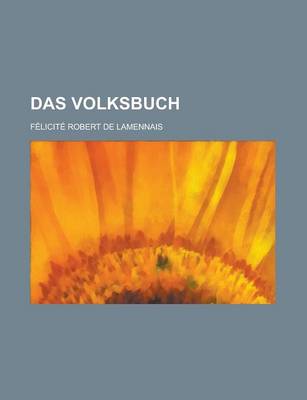 Book cover for Das Volksbuch