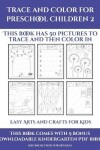 Book cover for Easy Arts and Crafts for Kids (Trace and Color for preschool children 2)