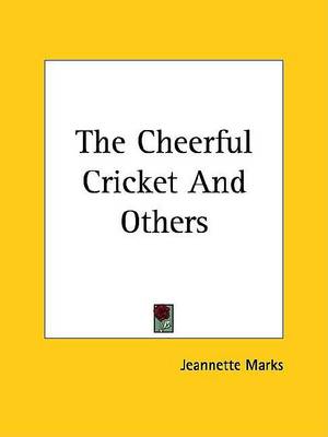 Book cover for The Cheerful Cricket and Others