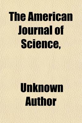 Book cover for American Journal of Science (Volume 1)