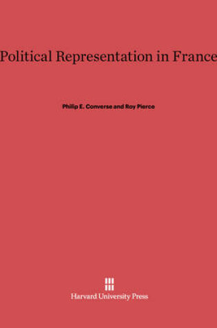 Cover of Political Representation in France