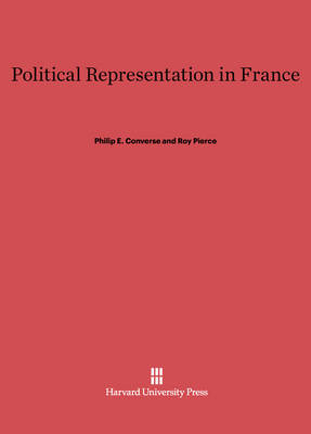 Book cover for Political Representation in France