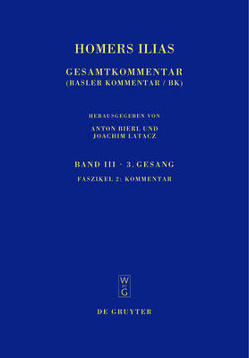 Book cover for Homers Ilias: Gesamtkommentar, Band III