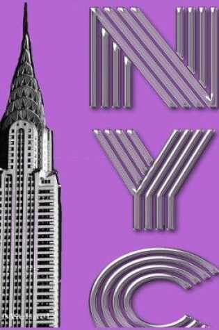 Cover of Chrysler Building New York City Drawing creative Writing journal