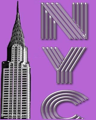 Book cover for Chrysler Building New York City Drawing creative Writing journal