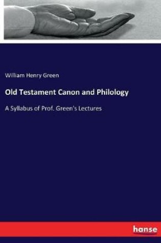 Cover of Old Testament Canon and Philology