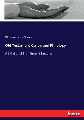 Book cover for Old Testament Canon and Philology