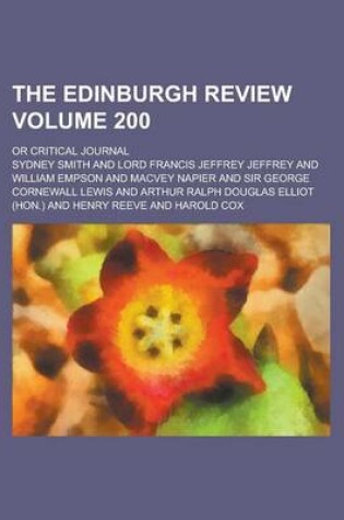 Cover of The Edinburgh Review (200); Or Critical Journal