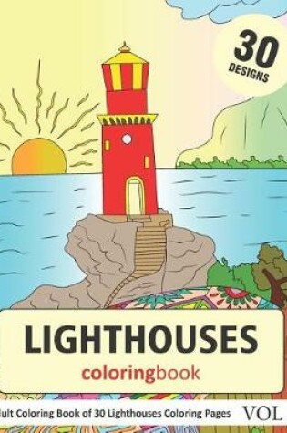 Cover of Light Houses Coloring Book