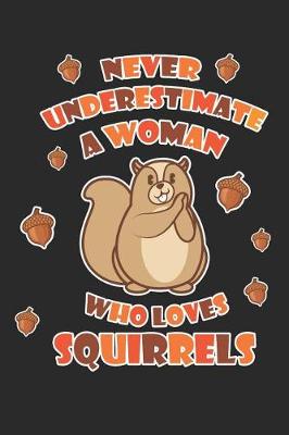 Book cover for Never Underestimate a Woman Who Loves Squirrels