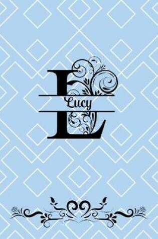 Cover of Split Letter Personalized Name Journal - Lucy