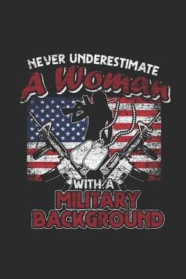 Book cover for Never Underestimate A Woman With Military Background