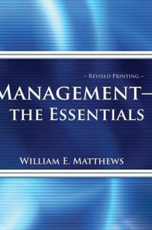 Cover of Management - The Essentials