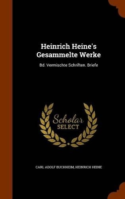 Book cover for Heinrich Heine's Gesammelte Werke