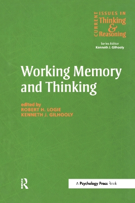 Book cover for Working Memory and Thinking