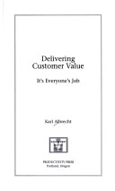 Book cover for Delivering Customer Value