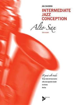 Cover of Intermediate Jazz Conception for Alto Sax