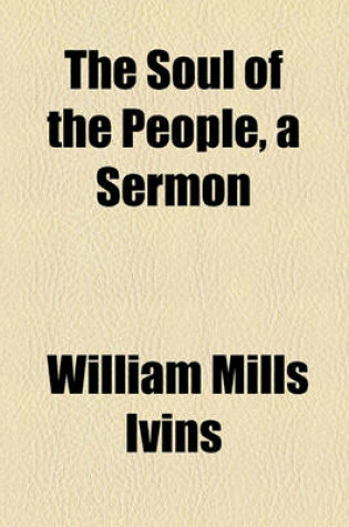 Cover of The Soul of the People, a Sermon