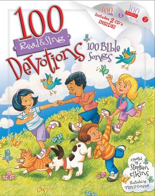 Book cover for 100 Devotions, 100 Bible Songs