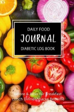 Cover of Daily Food Journal Diabetic Log Book