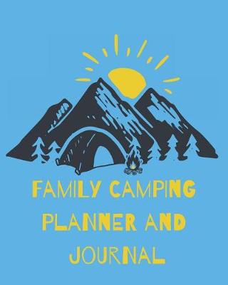 Book cover for Family Camping Planner and Journal