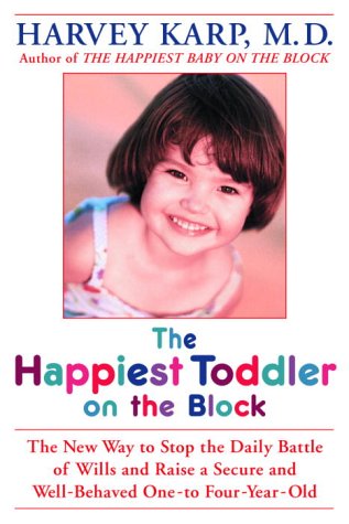 Book cover for The Happiest Toddler on the Block