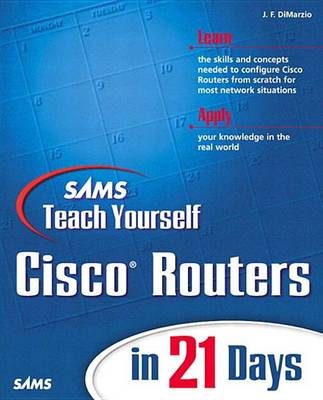 Book cover for Sams Teach Yourself Cisco Routers in 21 Days