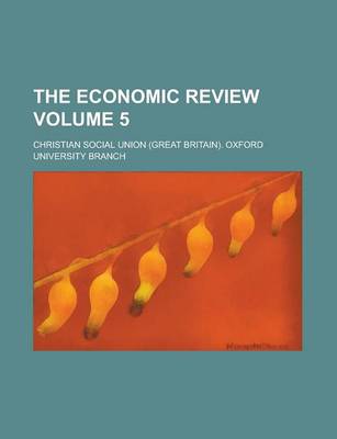 Book cover for The Economic Review (V. 5)