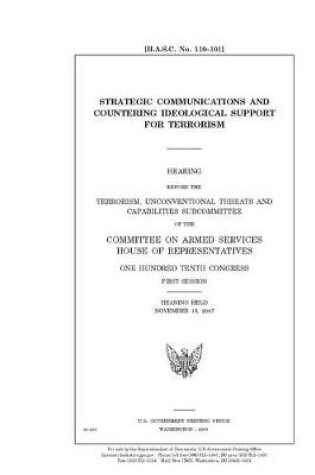 Cover of Strategic communications and countering ideological support for terrorism