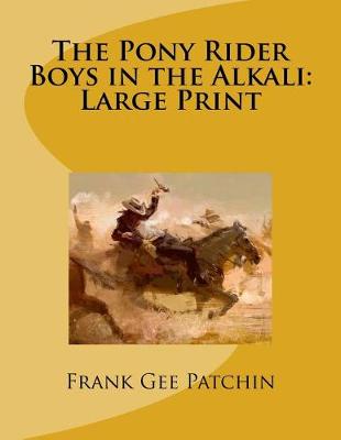 Book cover for The Pony Rider Boys in the Alkali