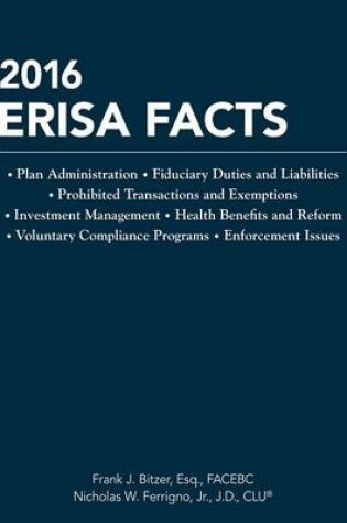 Cover of 2016 Erisa Facts