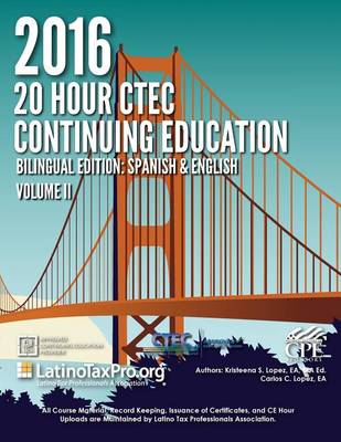 Book cover for 2016 20 Hour Ctec Continuing Education