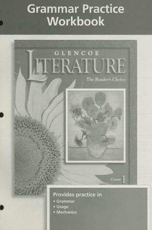 Cover of Glencoe Language Arts Grammar Practice Workbook Grade 6