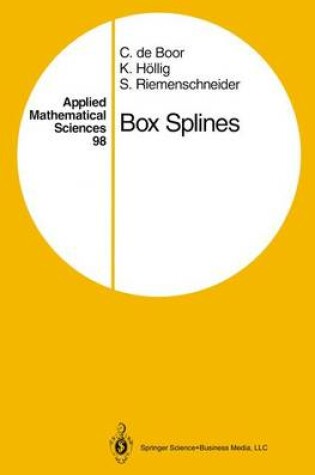 Cover of Box Splines