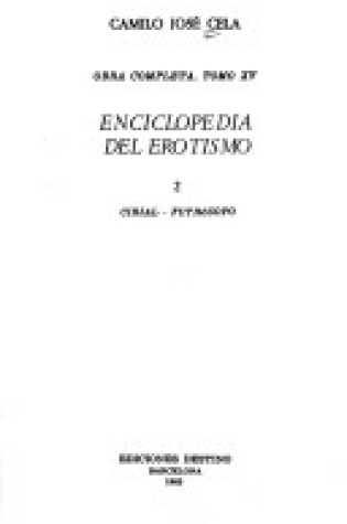 Cover of Enciclopedia del Erotismo 2 - O.C. Tomo 15