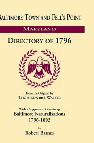 Cover of Baltimore and Fell's Point Directory of 1796