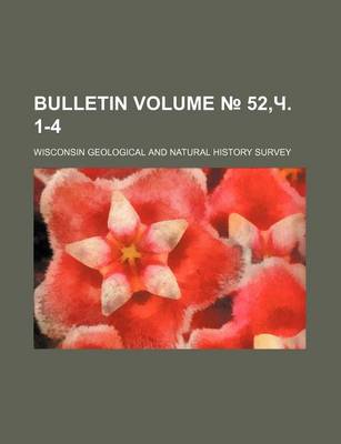 Book cover for Bulletin Volume 52, . 1-4