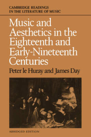 Cover of Music and Aesthetics in the Eighteenth and Early Nineteenth Centuries