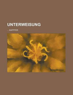 Book cover for Unterweisung